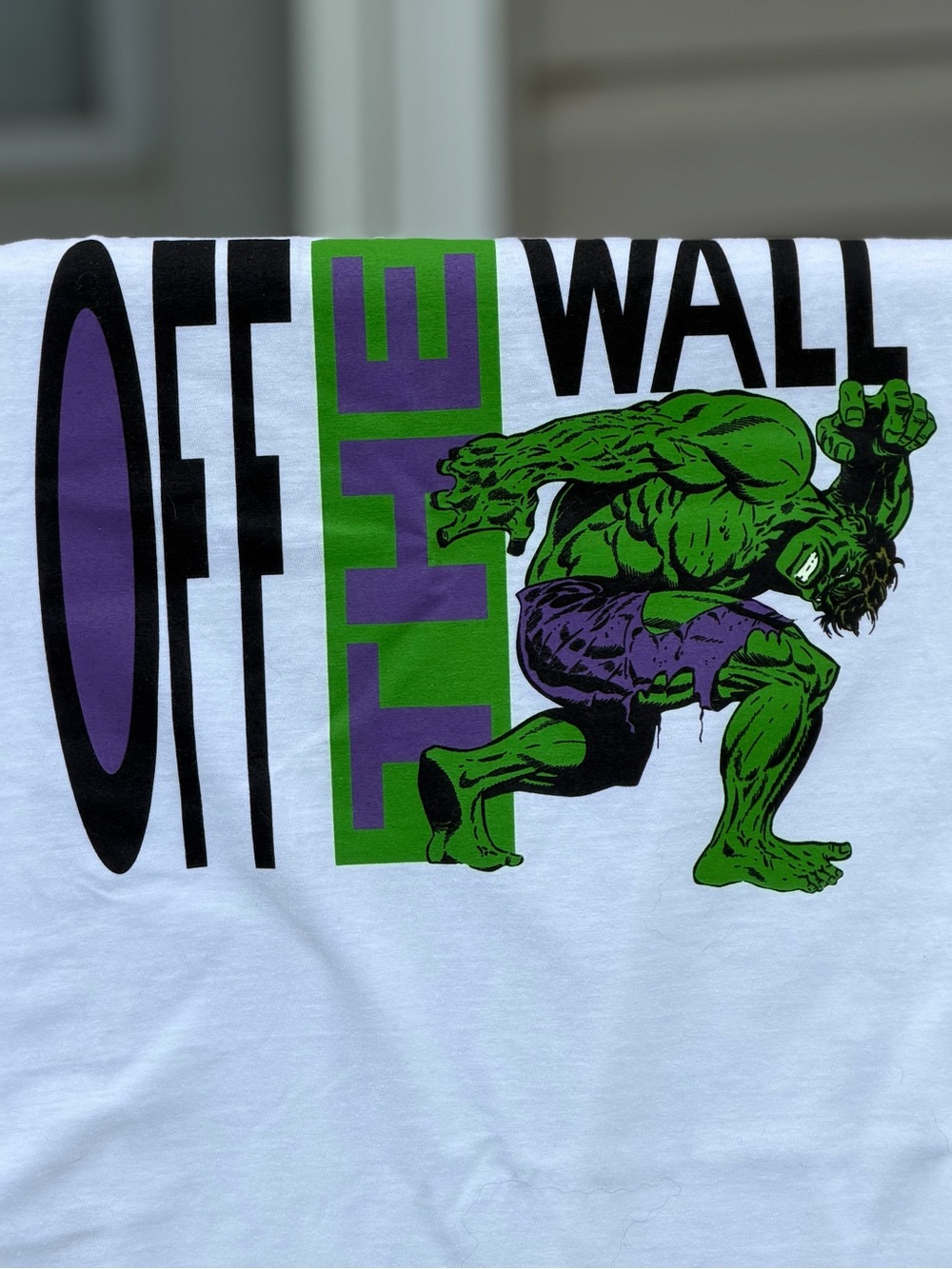The Hulk Graphic T-shirt - Green & Purple
